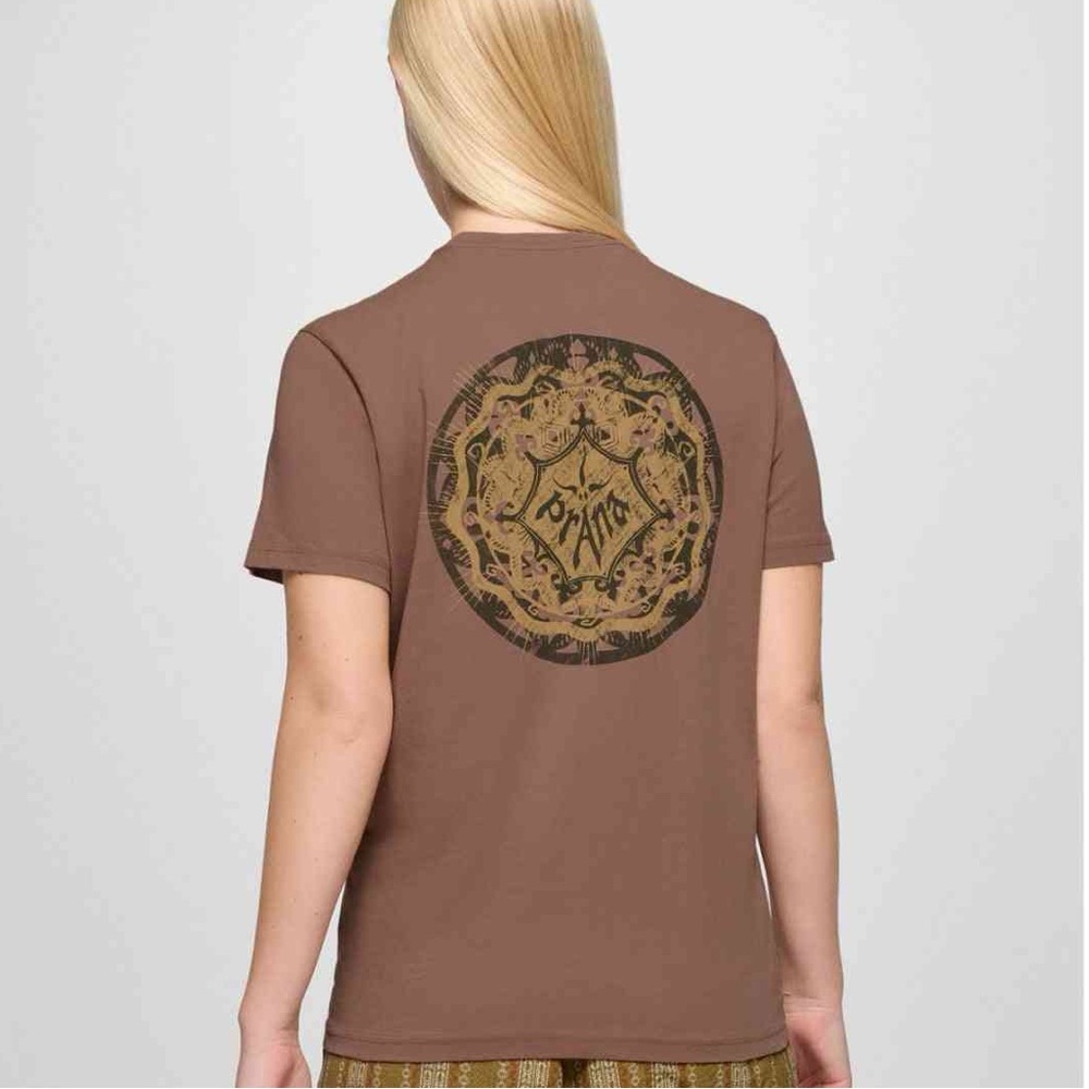 NWT Prana Men’s XXL/W’s XXXL Heritage Graphic SS Tee 1972551 in Shroom Mandala - Picture 14 of 15